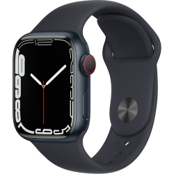 APPLE Watch Series 7 Gps, 41MM Midnight Aluminum Case With Midnight Sport Band - Regular In Multicolor