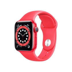 Apple Watch Series 6 (GPS, 40mm) - Red - Aluminum Case with Red