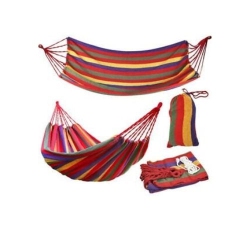 GNS Camping Hammock Colorful Multifunctional Cotton Fabric Canvas Travel Hammocks