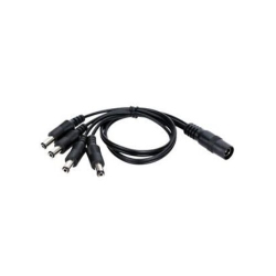 GNS Dc Power Splitter Cable Cord Adapter 1 Female to 4 Male Cctv Security Camera Dvr