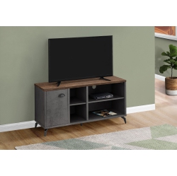 MONARCH SPECIALTIES I 2830 Tv Stand 48"l Grey Concrete Medium Reclaimed In Brown
