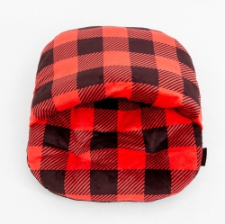 THE KUSHIE - Cozy Foot Cushion - Plush Plaid