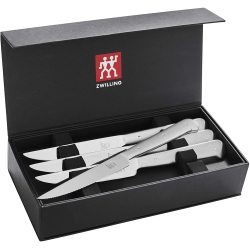 ZWILLING Porterhouse Stainless Steel 8-PC Steak Knife Set With Presentation Case, Silver In Black