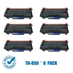 PRINTER PRO 6 Pack Brother Tn850/tn-850/850 Toner Cartridge-Brother Printer Mfc-L5700Dw Mfc-L5850Dw Mfc-L5900Dw In Black