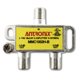 ANTRONIX 2 Way Mmc1002H-B 5-1675 Mhz Moca 2.0 Splitter for Frontier Formerly Verizon Fios