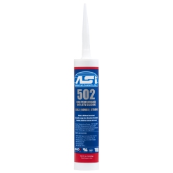 ASI 502 Clear Food Grade 100% Rtv Silicone Sealant - 10.2 OZ Cartridge