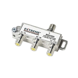 EXTREME /amphenol 3-Way Unbalanced HD Digital 1Ghz Coaxial Cable Splitter - Bds103H