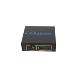 GNS 2 Port HDMI Y Splitter Amplifier 1 In to 2 Out Dual Display W/ Power Adapter