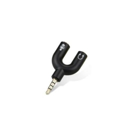 GNS 4 Position Pole 3.5MM Stereo Splitter Audio to Mic Headset Jack Plug Y Adapter B