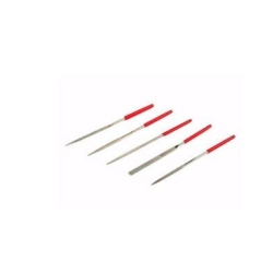 GNS Files Set Metal Needle Carving Jewelry Diamond Glass Stone Wood Craft Tool 5PCs In Multicolor