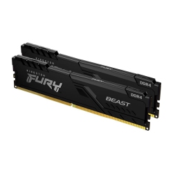 KINGSTON 8GB 2666Mhz Ddr4 Cl16 Dimm Fury Beast (Kf426C16Bbk2/8) In Black