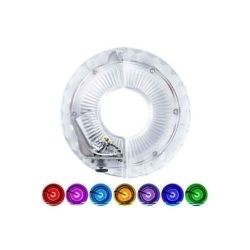 GNS Led Bike Wheel Light 7 Color USB Rechargeable Hub Safety Tire Lights