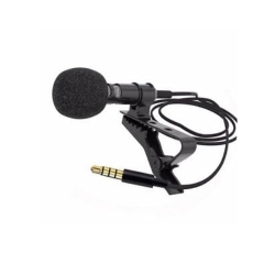 GNS Lavalier Mic Mini Clip-On Ultimate Omnidirectional Portable Wired Microphone