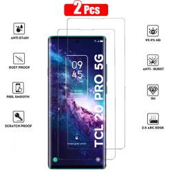 XCRS Tempered Glass for Tcl 20 Pro 5G (6.67 Inch) Screen HD Film 9H Anti-Scratch-Case Friendly, Bubble Free Perfect Fit, Haptic Touch Accurate
