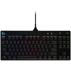 LOGITECH G Pro Backlit Mechanical Gx Clicky Gaming Keyboard - English-Open Box In Blue