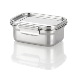 MINIMAL Stainless Steel Bento Lunch Box - 1000 Ml - Set Of 2