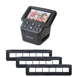 MAGNASONIC 24Mp Film Scanner With Large 5" Display & HDMI, 35MM Negative Film Holders, Converts Film & Slides Into Jpegs