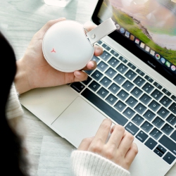 PHAT 7-10W Rechargeable Hand Warmer 5000Mah Portable Pocket Power Bank/hand Warmer - In White