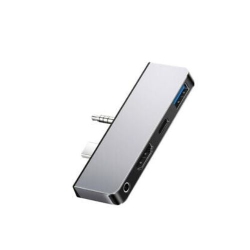 GNS USB-C to HDMI USB 3.0 Audio Jack 3.5MM Type C Hub Adapter for Ms Surface Go