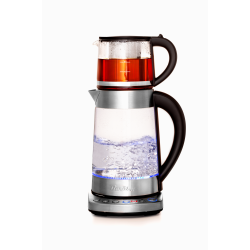 BARITON Electric Tea Maker 1.7 L Stainless Steel, Combined Tea Maker, And Kettle, Keep Warm Function…