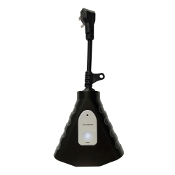 XTRICITY - Smart 3 Outlet Power Switch, Wi-Fi, for Outdoor Use In Black