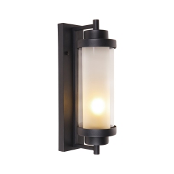 XTRICITY - Outdoor Wall Light, 17.1" Height, From The Bali Collection In Black