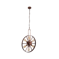 XTRICITY - Pendant Light, 20" Width, From The Bolivia Collection, Rust Color