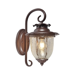 XTRICITY - Outdoor Wall Light, 16.5" Height, From The Dorchester Collection In Brown
