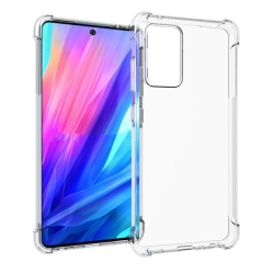 CC Topsave Extra Corner Bumper Soft Tpu Gel Rubber Jelly Tpu Case for Samsung Galaxy A53 5G, Clear