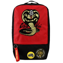 BIOWORLD Cobra Kai Big Logo Strike First Zipper Puller Backpack