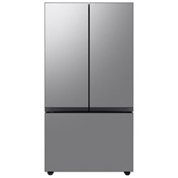 Samsung BESPOKE 36" 23.9 Cu. Ft. Counter Depth 3-Door French Door Refrigerator (RF24BB6200QLAA) - Stainless Steel