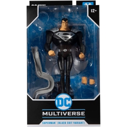 DC Multiverse Animated Series 7 Inch Action Figure - Suit Superman In Black