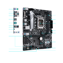 ASUS Micro-Atx Lga 1700 Motherboards (Prime H610M-A D4-Csm)