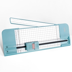 MOUSTACHE ® 3-In-1 Multi-Function 3 Shapes & All In One Craft Paper Trimmer Metal Blade for Home/school/office