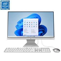 Ordinateur Tout-En-Un D'asus - Blanc (Pentium Gold 7505 D'intel/ssd 512 Go/ram 8 Go) - Exclusivité Best Buy