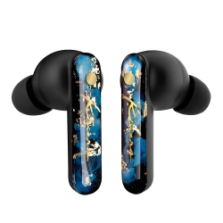 KINERA Yh802 Wireless Bluetooth 5.0 Headphones With Hybrid Anc, Ios And Android Compatible, Custom 10MM Driver, Hand-Painted In Black