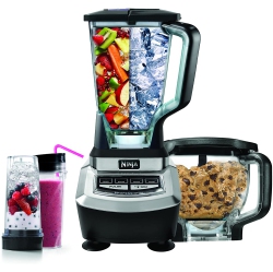 NINJA - Bl780C, Supra Kitchen System With Blender And Food Processor, Black/silver, 1200W, (Canadian Version)