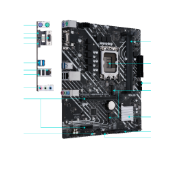 ASUS Micro-ATX LGA 1700 Motherboards (PRIME H610M-E D4) | Best Buy