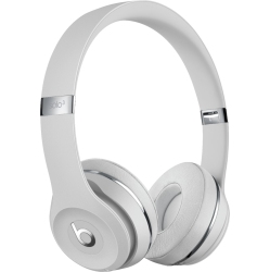 BEATS BY DR. DRE - Beats Solo 3 The Beats Icon Collection Wireless On-Ear Headphones - Satin - In Silver