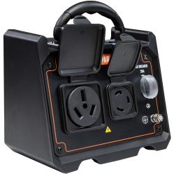 HIKE CREW Hcigprlbx 50-Amp 3400 Watt Parallel Kit for The Hcig2250 Generator, 1 Rv 120V Outlet, 1 Twist-Lock 120V Outlet