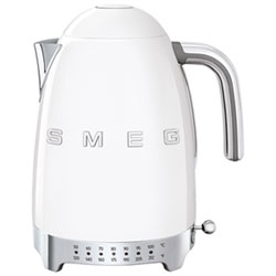 Smeg 50's Style Programmable Electric Kettle - 1.7L- White
