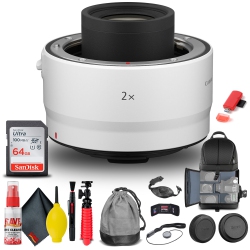 CANON Extender Rf 2X (4114C002) + Backpack + 64GB Card + Card Reader + More