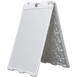 JUMBL Outdoor A-Frame Wich Signboard 24" X 36" Display Surface - W/pvc Sign Protector & Fill Holes - Duel Display Signage Stand for Storefront