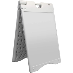 JUMBL Durable Weatherproof A-Frame Signboard Foldable With Nonslip Base for Outdoor Sidewalk Signage – Use Front & Back for Duel Display Surfaces