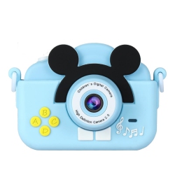 SAMA Mini Cartoon Camera Toys 2.0 Inch 1080P HD Mickey Mouse In Blue