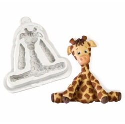 JYKCAKES 3D Silicone Baby Giraffe Mold