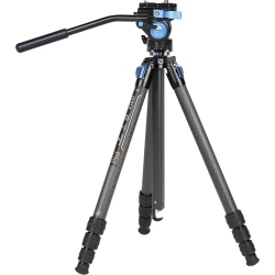 SIRUI St124 4-Section Carbon Fiber Tripod & Va-5 X Fluid Head Kit