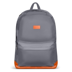CHAMPS Nylon Waterproof Smart Laptop Backpack In Grey