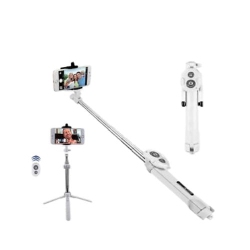 Unipod Selfie Stick Bluetooth Extendable Remote Shutter for Samsung, iOS, Huawei