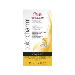 WELLA Colorcharm Permanent Liquid Hair Color 7G/sunlight Blonde Brown, 42Ml